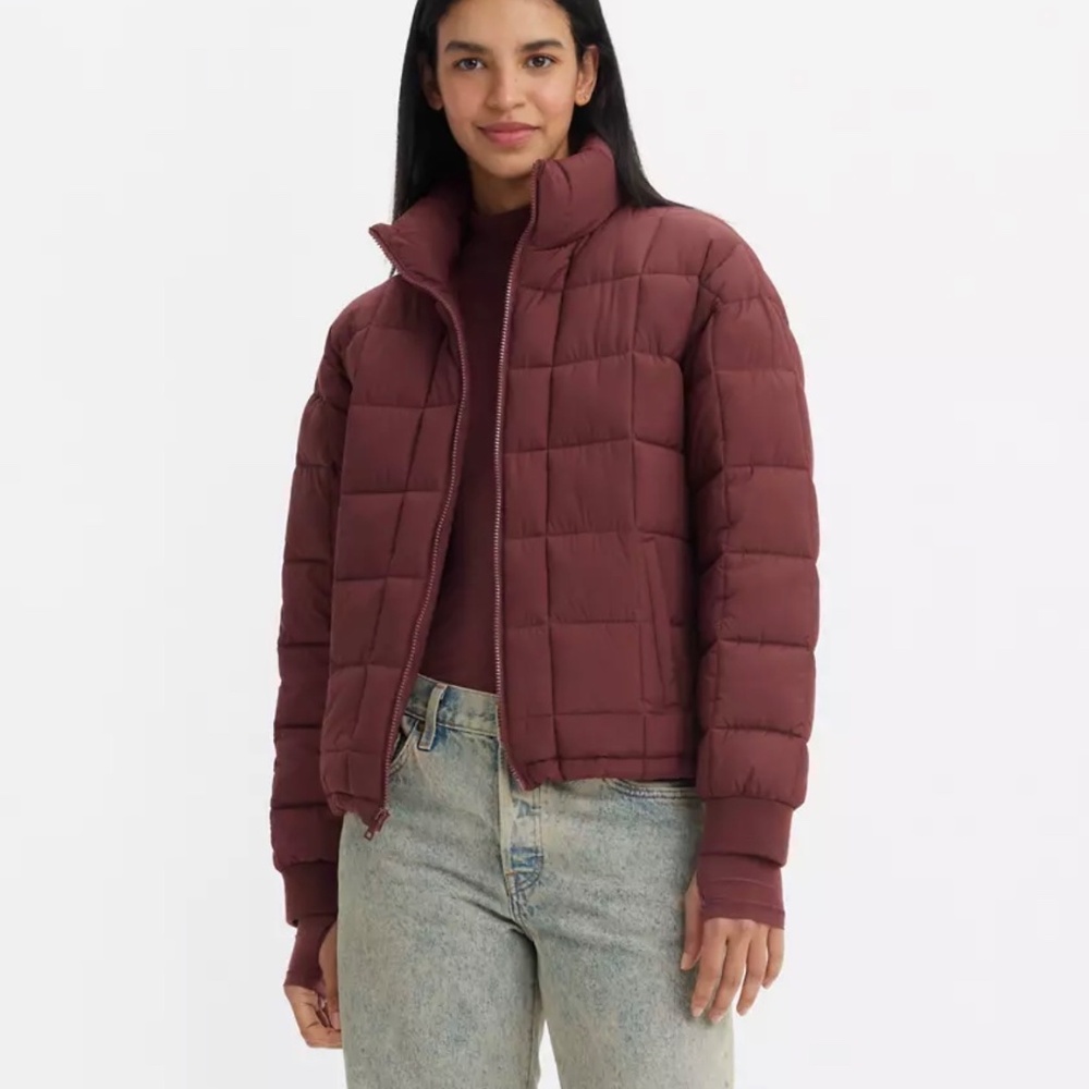 LEVI´S WOMEN´S BOX QUILTED PUFFER JACKET